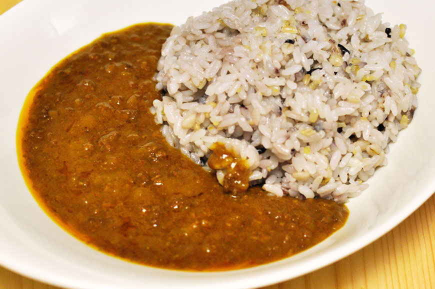 食べやすい鶏キーマカレー
