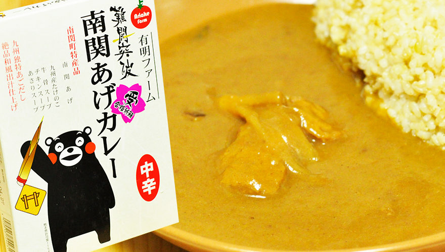 南関突破巻物が入った難関突破南関あげカレー