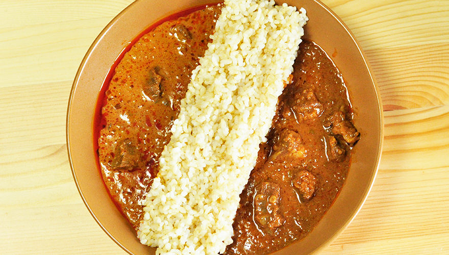 にしきやのインドカレー マトンローガンジョジュ ビーフマサラ