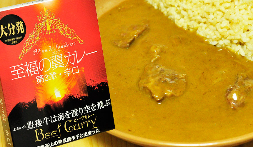 豊後牛は海を渡り空を飛ぶ 至福の翼カレー 第3章・辛口