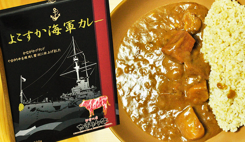 ゴロゴロっと食べ応えのあるレトルトカレー よこすか海軍カレー